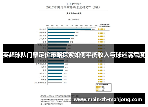 英超球队门票定价策略探索如何平衡收入与球迷满意度