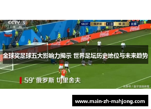 金球奖足球五大影响力揭示 世界足坛历史地位与未来趋势